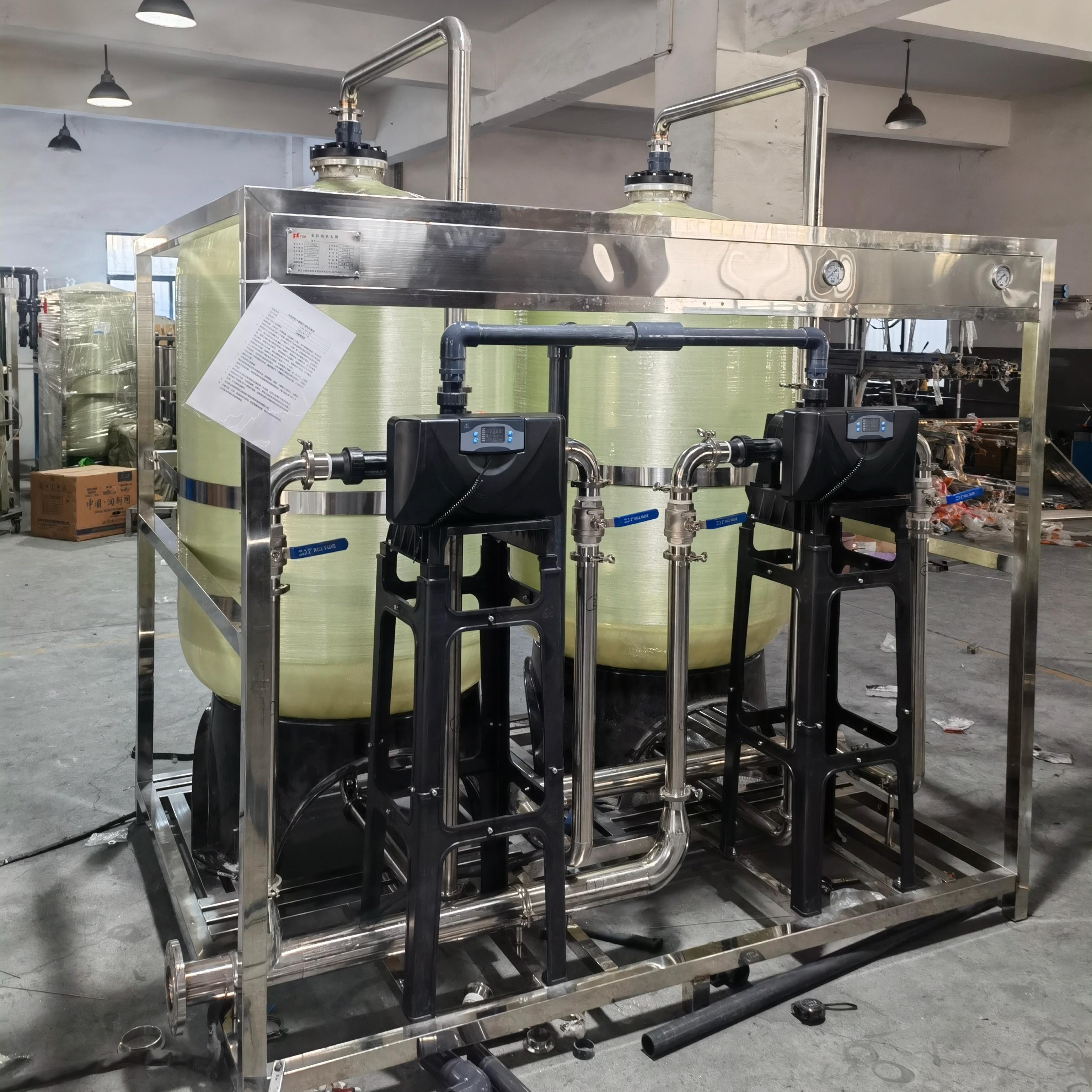 20-40 tan injap berganda Double Tank Berterusan Air Bekalan Stainless Steel Pipeline